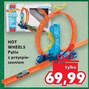 Tor pętla z przyspieszeniem Hot wheels promocja w Kaufland