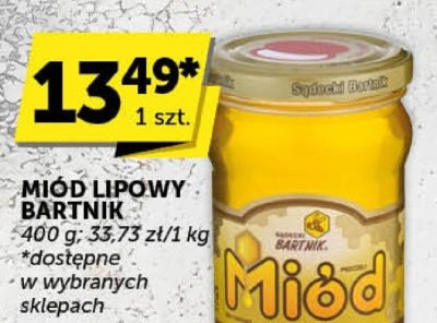 Miód lipowy Bartnik promocja w Groszek