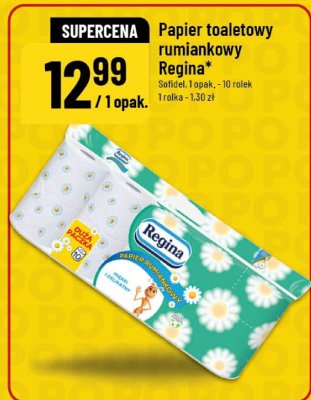 Papier toaletowy rumiankowy Regina promocja w POLOmarket
