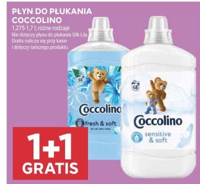 Płyn do płukania Coccolino promocja w Stokrotka
