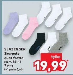 Skarpetki damskie frotte 35-46 SLAZENGER promocja