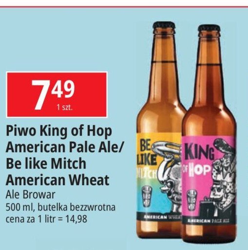 Piwo KING OF HOP promocja w Leclerc