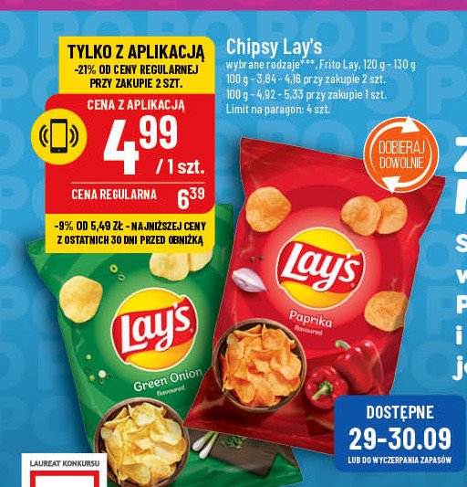 Chipsy paprykowe Lay's Frito lay lay's promocja