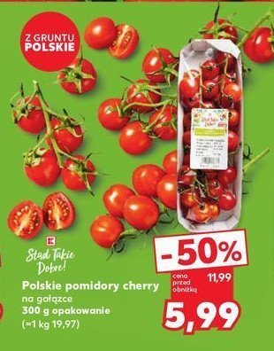 Pomidory cherry polskie K-classic stąd takie dobre! promocja