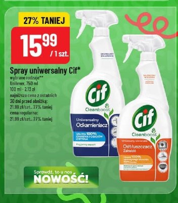 Spray uniwersalny Cif wybrane rodzaje promocja w POLOmarket