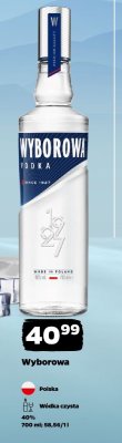 Wódka Wyborowa promocja w Netto