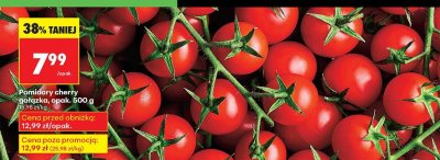 Pomidory cherry gałązka promocja w Biedronka