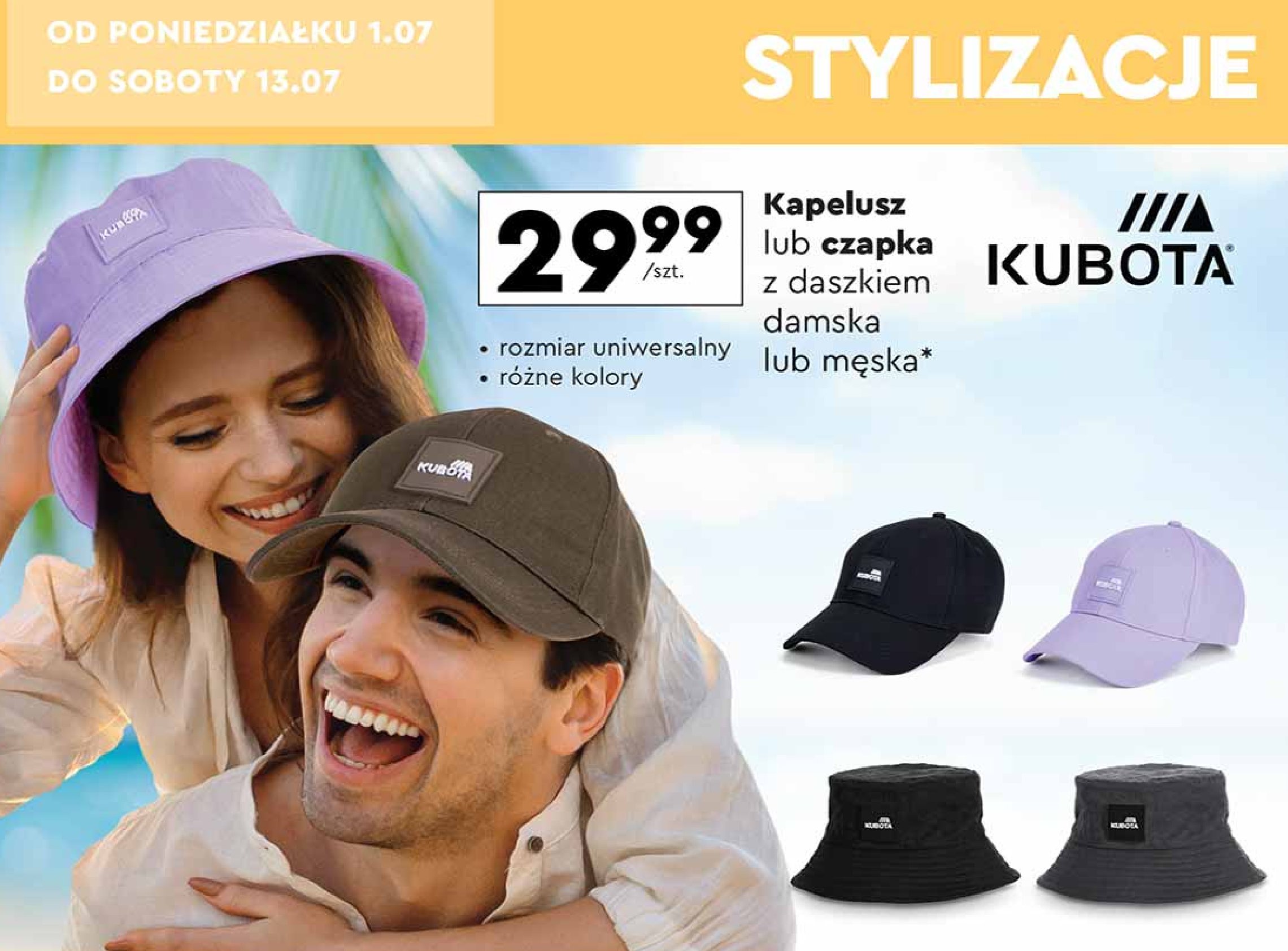 Czapka z daszkiem męska KUBOTA promocja