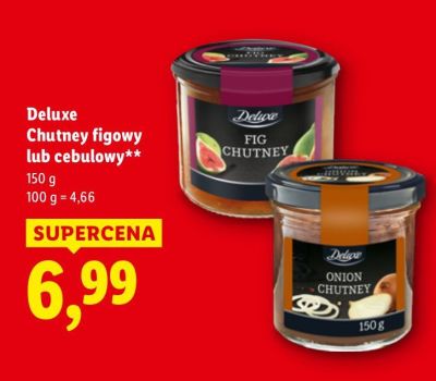 Chutney cebulowy Deluxe promocja w Lidl