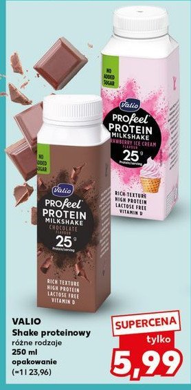 Shake proteinowy czekoladowy Valio profeel promocja