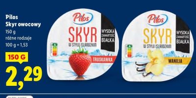 Skyr owocowy promocja w Lidl