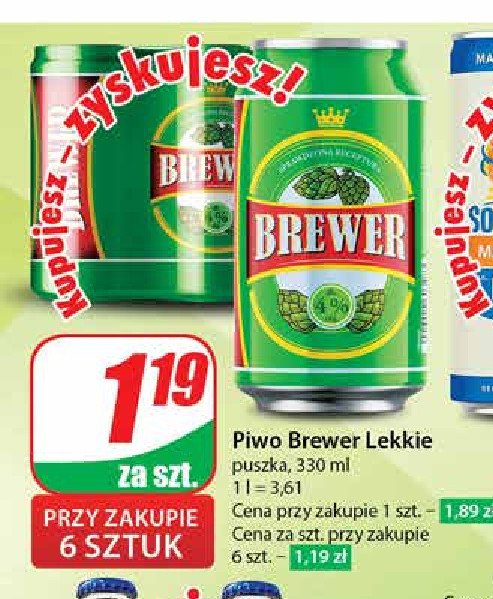 Piwo Brewer promocja