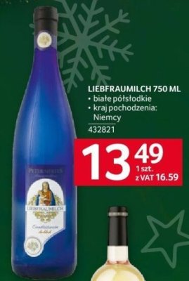Wino Liebfraumilch 750 ml promocja w Selgros