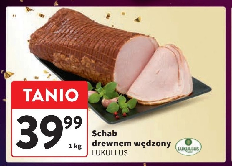 Schab drewnem wędzony Lukullus promocja