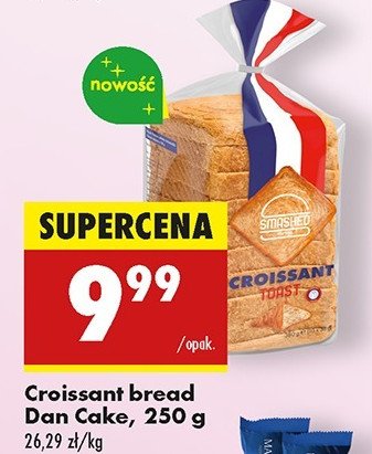 Croissant toast Dan cake promocja