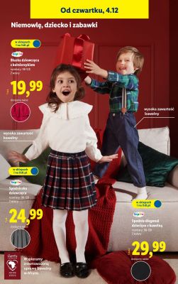 Spódniczka dziewczęca Lupilu promocja w Lidl