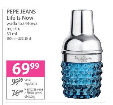 Woda toaletowa Pepe jeans life is now promocja