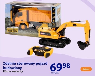Zdalnie sterowany pojazd budowlany różne warianty promocja w Action