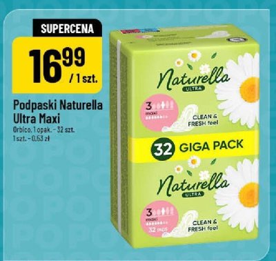 Podpaski Naturella Ultra Maxi promocja w POLOmarket