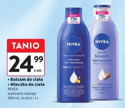 Balsam do ciała NIVEA wybrane rodzaje promocja w Intermarche