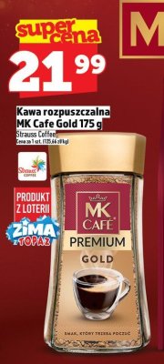 Kawa rozpuszczalna MK Cafe Gold 175g promocja w TOPAZ