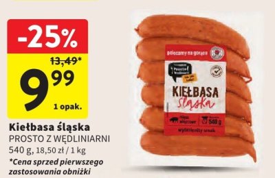 Kie艂basa promocja w Intermarche