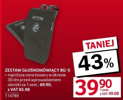 ZESTAW GŁOŚNOMÓWIĄCY BG-5 promocja w Selgros