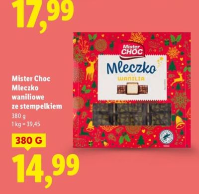 Mleczko waniliowe ze stempelkiem promocja w Lidl