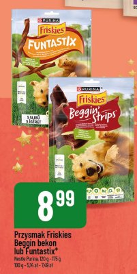 Przysmak dla psa Friskies Beggin bekon lub Funtastix Nestle Purina promocja w POLOmarket