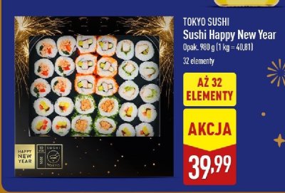 Sushi Happy New Year Tokyo Sushi promocja w Aldi