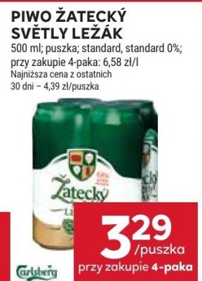 Piwo Żatecký Světlý Ležák promocja w Stokrotka