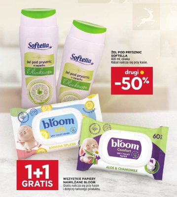 Papiery nawilżane Bloom Comfort Aloe & Chamomile promocja w Stokrotka