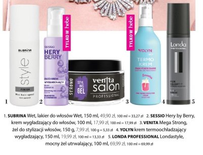 Krem wygładzający do włosów SESSIO Hery by Berry promocja w Hebe