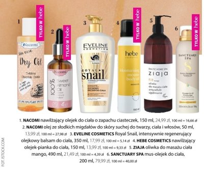 Balsam Eveline Cosmetics Royal Snail intensywnie regenerujący olejkowy do ciała 350 ml promocja w Hebe
