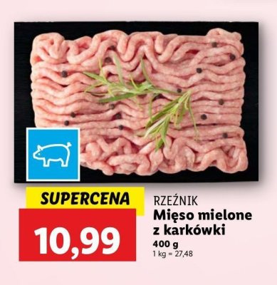 Mięso mielone wieprozwe z karkówki Rzeźnik codzienna dostawa promocja