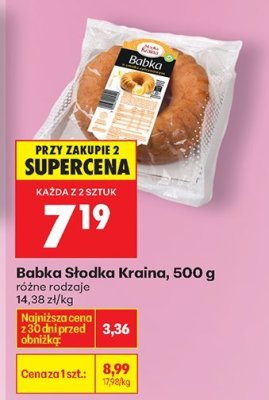 Babka Słodka Kraina, 500 g promocja w Biedronka