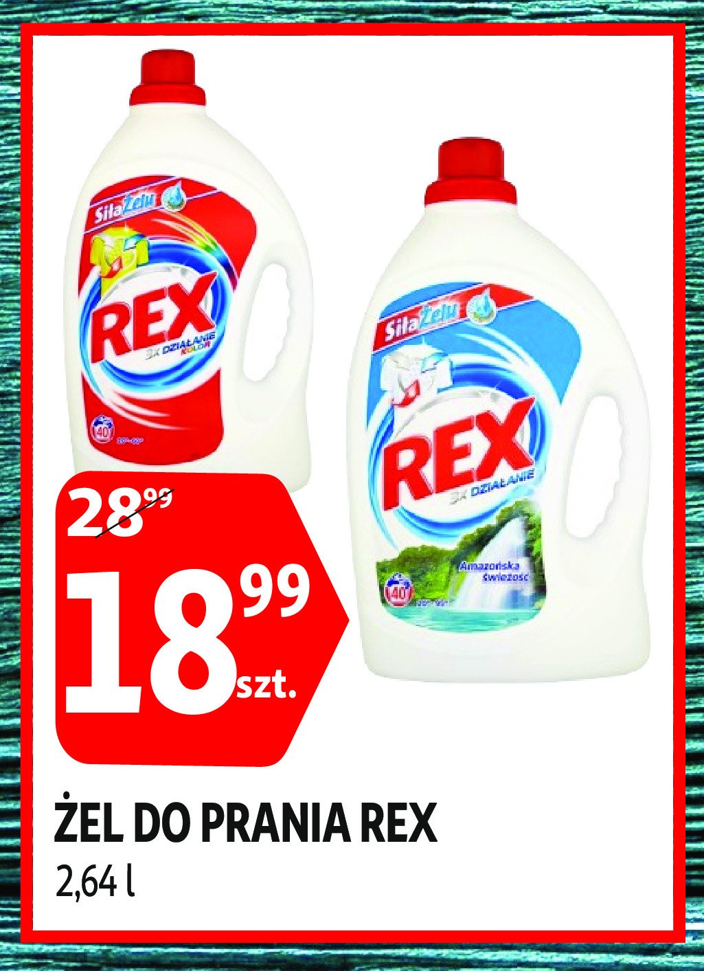 Żel do prania japanese garden REX 3X ACTION COLOR 2IN1 promocja