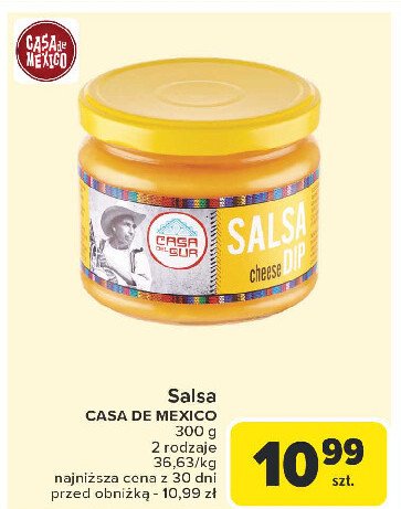 Dip salsa serowa Casa de mexico promocja w Carrefour