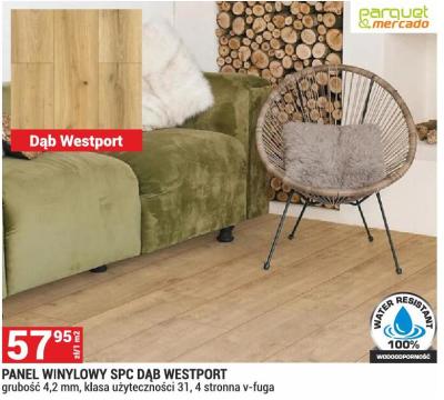 Panel winylowy SPC Dąb Westport promocja w Merkury Market