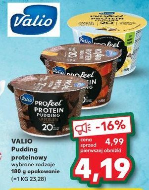 Pudding proteinowy czekolada i toffi Valio promocja