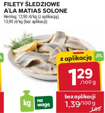 Filety śledziowe matjas promocja w Stokrotka