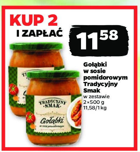 Go艂abki w sosie pomidorowym Tradycyjny smak promocja