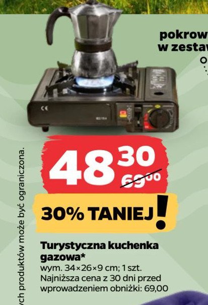 Kuchenka gazowa turystyczna promocja w Netto