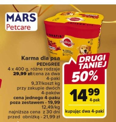 Karma dla psa wołowina Pedigree promocja