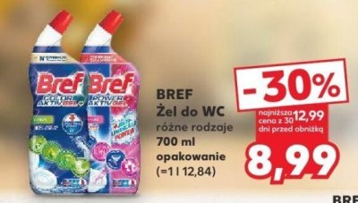 Żel do WC Bref różne rodzaje 700 ml promocja w Kaufland