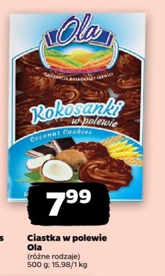 Ciastka w polewie Ola promocja w Netto