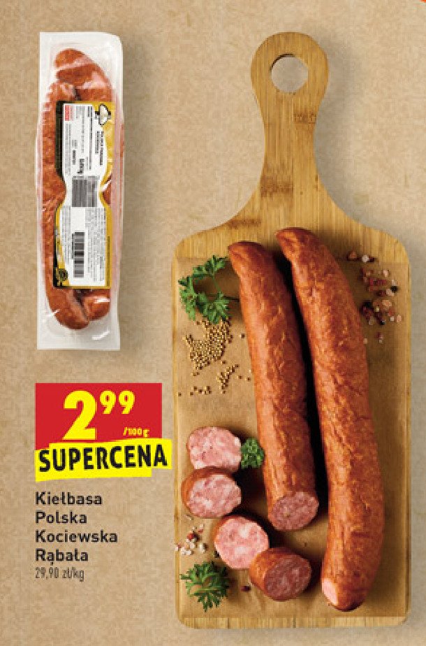 Kie艂basa polska kociewska St. r膮ba艂a promocja