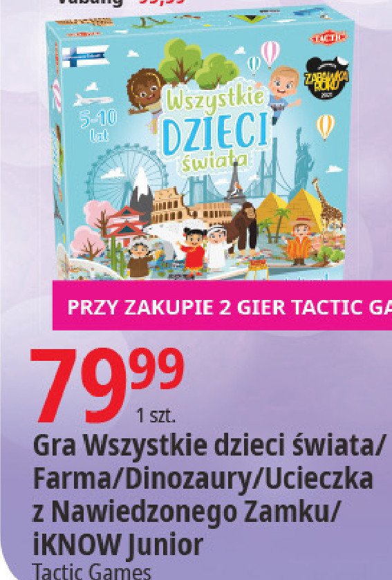 Gra wszystkie dzieci 艣wiata Tactic promocja