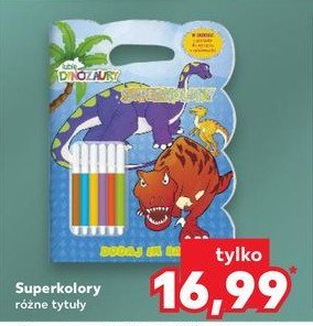 Superkolor dinozaury promocja w Kaufland