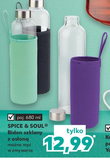 Bidon szklany 680 ml Spice&soul promocja
